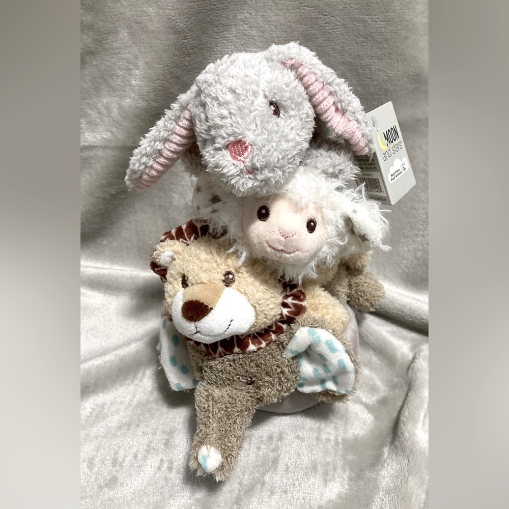 Moon and Stars Baby Soft Animal Stacker Toy